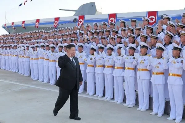 Capsizing & relaunching of a warship about North Korea’s regime